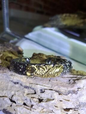 KOI Silver and Gold Bracelet